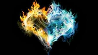 HD Wallpaper Fire Heart