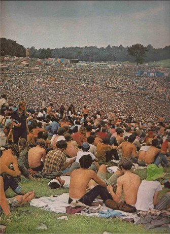 Woodstock Crowd Wallpaper