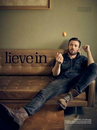 Chris Evans Por Kurt Iswarienko Para Esquire Middle East