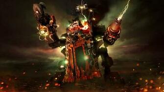 Ork Morkanaut Wallpaper From Warhammer Dawn Of War Iii
