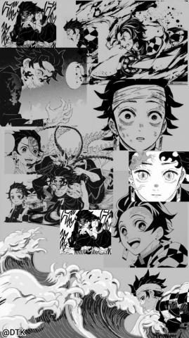 Tanjiro Wallpaper Black And White Animes Ilustra O