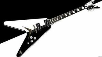 And White Electric Guitar Wallchan Wallpaper Full HD