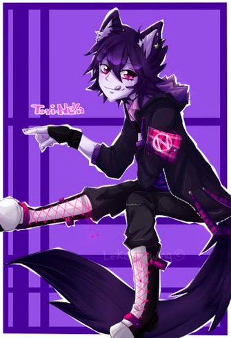Tori Neko Boy By Leikadrawing