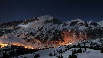 Nature Interesting Winter Mountain Picture Nr