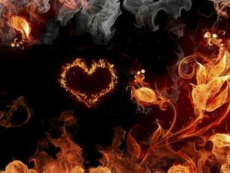 Fire Flowers Wallpaper HD Pictures Live Hq