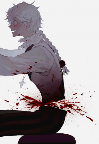 Lost In A Dark And Fearful World This Haunted Anime Boy
