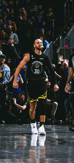 Stephen Curry In Wallpaper Nba Logo