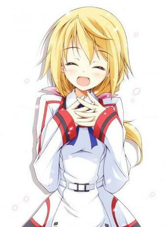 Wallpaper Infinite Stratos Dunois Charlotte Anime