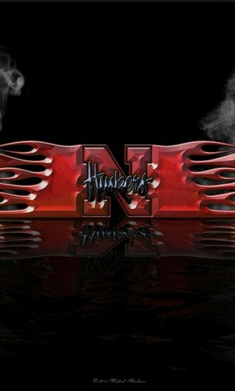 Nebraska Cornhuskers Husker Flames Wallpaper