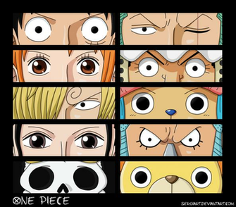 One Piece Straw Hat Pirates By Sergiart