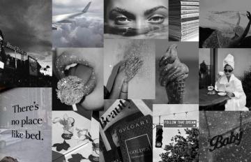 Aesthetic Collage Wallpaper Ideas For Pc And Laptop Grey
