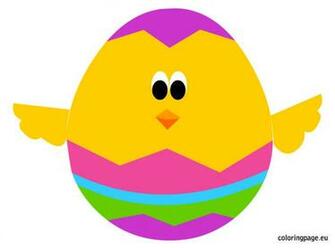 Easter Chick Coloring