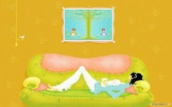 Art Wallpaper Trendy Girls