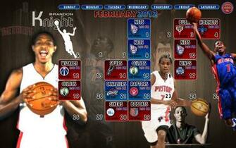 Brandon Knight Detroit Pistons February Schedule Wallpaper