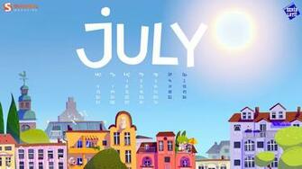 Desktop Wallpaper Calendars July