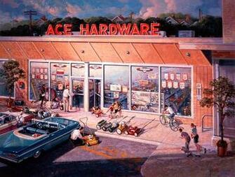 Ace Hardware S Wall Mural Contemporary Wallpaper