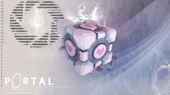 Weighted Companion Cube Wallpaper