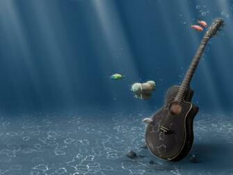 Vivid Photography Cool Guitar HD Wallpaper