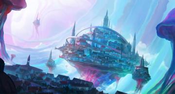 Fantasy City HD Wallpaper By Leon Tukker