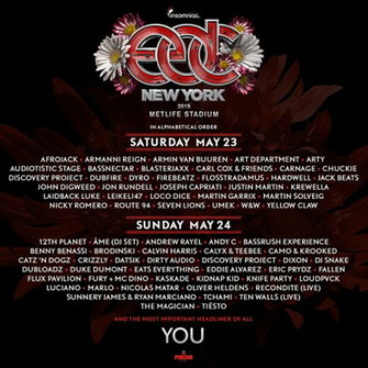 Edc New York Lineup Released Insomniac