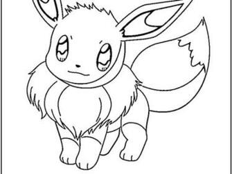 Eevee Pokemon Coloring S For Kids