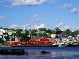 Lunenburg Nova Scotia Watch Widescreen Image With City S