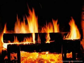 Christmas Fireplace Wallpaper