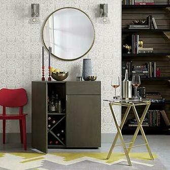Nethercote In Silver At Cb2 Wallpaper And Walls