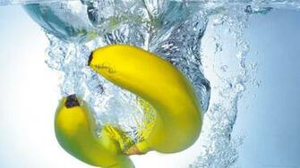 Yellow In Water Fruits Vegetables Wallpaper