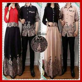 Detail Produk Baju Muslim Batik Couple Model Sarimbit Murah