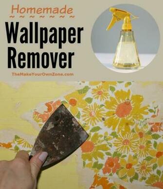 Vinegar Water Homemade Wallpaper Remover The Make Your Own Zone