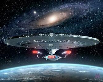 Star Trek Space Galaxies HD Desktop Wallpaper