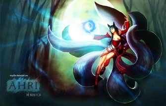 Ahri Lol Wallpaper Edition By Mezalira