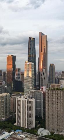 Guangzhou China Skyscraper Cityscape iPhone Pro Xs