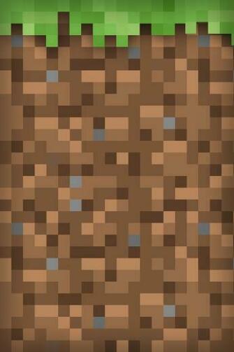 Minecraft Grass Block Ipod Wallpaper