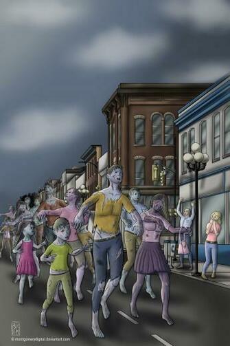 Kingston Zombie Walk Commission By Montgomerydigital