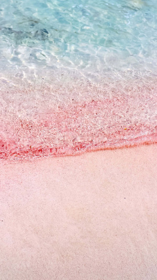 Pink Beach Wallpaper