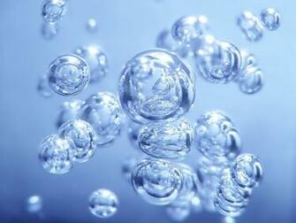 Watter Bubble Blue Standard Image Abstract 3d