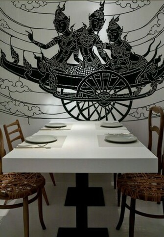 Ramayana Mural Wallpaper For Special Wall Decoration Design