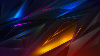 Abstract Dark Colorful Digital Art Laptop Full HD 1080p Wallpaper