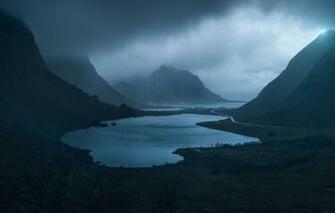 Wallpaper Mountains Valley Norway Haze The Village Fjords