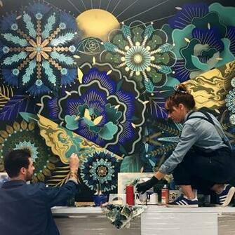 Mural Supakitch Et Koralie