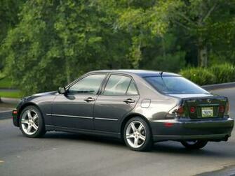 Lexus Is HD Wallpaper Black Color Four Doors