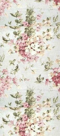 Birds Roses White Wallpaper Rose Decorating Ideas
