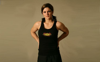 Gina Carano Wall By Schizosmurf