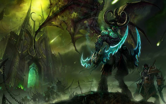 World Of Warcraft Black Temple Illidan HD Wallpaper Games