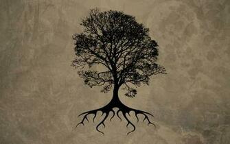 Tree Drawing Dead Oak Silhouette Tattoo