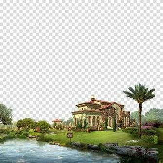 Building Architecture Villa Foreign House Transparent