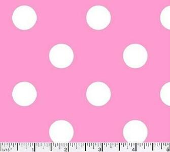 Light Pink Polka Dots Dot Quilt Fabric