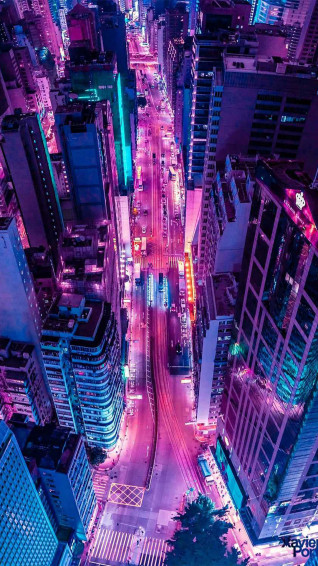 Blue And Pink Aesthetic Neon Wallpaper